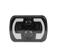 RQHTHTR Headlights Car Headlight 5x7/6x7 LED DRL Brightest Truck Hi-Lo Beam Halo Car Light 30000LM 400W For F-350 For Super For Duty(1 Piece Type D)