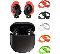 Rqker Ear Wings Hooks Compatible with Skullcandy Method 360 ANC Earbuds 5C | 5 Pairs 5 Colors Medium Size Soft Silicone Earhooks Replacement Ear Hook Wings, Compatible with Skullcandy Method 360 ANC