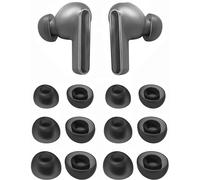 Rqker Eartips Compatible with JBL Live Pro 2 Live Free 2 Earbuds, 6 Pairs S/M/L Sizes Soft Silicone Ear Tips Replacement Earbuds Tips, Compatible with JBL Live Free 2 Live Pro 2 6 Pairs Black