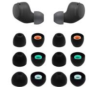 Rqker Eartips Compatible with Sony WF-C510 Earbuds, 6 Pairs S/M/L Sizes Soft Silicone Tips Replacement Ear Tips, Compatible with Sony WF-C500 WF-C700 WF-C710 WF-C510 6 Pairs Black
