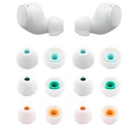 Rqker Eartips Compatible with Sony WF-C510 Earbuds, 6 Pairs S/M/L Sizes Soft Silicone Tips Replacement Ear Tips, Compatible with Sony WF-C500 WF-C700 WF-C710 WF-C510 6 Pairs White