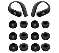 Rqker Foam Eartips Compatible with JBL Endurance Peak4 / Peak3 / Peak II Earbuds, 6 Pairs S/M/L Sizes Memory Foam Ear Tips Replacement Tips, Compatible with JBL Endurance Peak 4 6 Pairs Black
