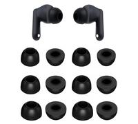 Rqker Foam Eartips Compatible with OnePlus Buds 4 / Nord Buds 3 / Buds Pro 3 / Buds 3 Earbuds, 6 Pairs S/M/L Sizes Memory Foam Replacement Tips, Compatible with One Plus 6 Pairs Black