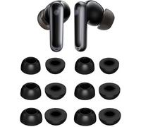 Rqker Foam Eartips Compatible with Soundcore P20i P30i P40i Earbuds, 6 Pairs S/M/L Sizes Soft Memory Foam Ear Tips Replacement Earbuds Tips, Compatible with Soundcore P20i P30i P40i 6 Pairs Black