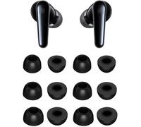 Rqker Foam Eartips Compatible with Soundcore P31i Earbuds, 6 Pairs S/M/L Sizes Soft Memory Foam Ear Tips Replacement Earbuds Tips, Compatible with Soundcore P31i 6 Pairs Black