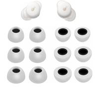 Rqker Foam Eartips Compatible with Soundcore Sleep A20 A30, 6 Pairs Gray | 6 Pairs S/M/L Sizes Soft Memory Foam Earbuds Tips Replacement Eartips, Compatible with Soundcore Sleep A30 A20 Earbuds, Gray
