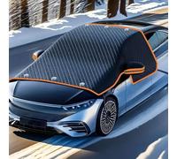 RQLCS Car Cover for Lynk Co 05 2021 2022 2023 2024 2025 Petrol, Windshield Frost Covers Ice Snow Shield Front Window Windscreen Covers Snow Protector,B-Orange