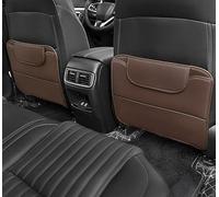 RQLCS Car Seat Back Protector for Ford Fusion II 2018-2024 2025, Anti Kick Mats with Storage Bag Protective Cushion Anti-dirty Pad Interior Accessories,Brown