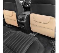 RQLCS Car Seat Back Protector for Ford Fusion II 2018-2024 2025, Anti Kick Mats with Storage Bag Protective Cushion Anti-dirty Pad Interior Accessories,Beige