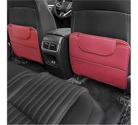 RQLCS Car Seat Back Protector for Ford Fusion II 2018-2024 2025, Anti Kick Mats with Storage Bag Protective Cushion Anti-dirty Pad Interior Accessories,Red