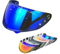 RQLCS Motorcycle Helmet Visor for HJC C10, Wind and Scratch Protection Face Shield Scratch Resistant Protective Replacement Visor,normal-H Revo Blue