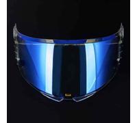 RQLCS Motorcycle Helmet Visor for MT Revenge 2/Thunder 4 SV/Revenge 2 PRO/GP, Wind and Scratch Protection Face Shield Scratch Resistant Protective Replacement Visor,normal-E Aurora Blue