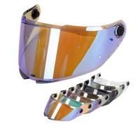 RQLCS Motorcycle Helmet Visor for MT-V-28B Thunder 4, Wind and Scratch Protection Face Shield Scratch Resistant Protective Replacement Visor,normal-B Revo Blue