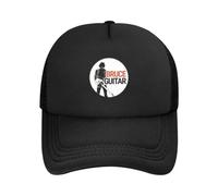 RQLNBOBZ Baseball Cap Bruce Guitarist Springsteen Mesh Snapback Baseball Hats Breathable Casual Casquette Outdoor Men's and WOM