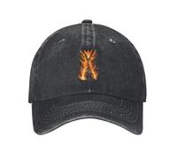 RQLNBOBZ Baseball Cap Burning Man Streetwear Birthday Trucker Hat Woman Men's
