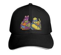 RQLNBOBZ Baseball Cap Donnie and Leo Gossip time Birthday Hat Men's Big Size hat Hats The Sun Men's