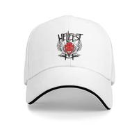 RQLNBOBZ Baseball Cap Hellfest Metal Music Funny Couple Women Trucker Hat Sun-Proof Custom Hunting Camping Snapback Birthday Gift