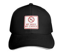 RQLNBOBZ Baseball Cap My Body My Choice Fishing Funny hat Sports Woman Hats Men's