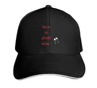RQLNBOBZ Baseball Cap Natural Born Wine Drinker Luxury Wild Ball Hat Streetwear Men Hats