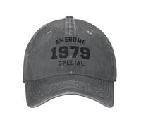 RQLNBOBZ Baseball Cap Personalized Cotton Funny Birthday Gifts Awesome Special 1979 Men Women Breathable Dad Hat Outdoor