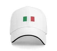 RQLNBOBZ Baseball Cap Spring Casual Milan Italy Outdoor Sport Hip Hop Hats Women Men Italia Flag Classic