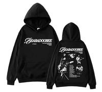 RQLNBOBZ Beabadoobee Tour Hoodie Harajuku Hip hop Fashion for Both Men and Women Classic Printed 100% Pure Cotton Pullover White