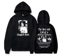 RQLNBOBZ Chappell Roan Hoodie The Rise and Fall of A Midwest Princess Men Fashion Printed Hoodie Sweatshirt Top Hoodie Hoodie Clothing White