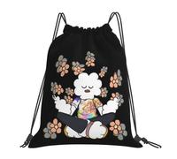 RQLNBOBZ Flower Power Mr. Small The Amazing World Of Gumball Backpacks Portable Drawstring Bags Sports Bag Book Bags For Man Woman School