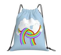 RQLNBOBZ Mr Clouds Scarf Backpacks Fashion Portable Drawstring Bags Sundries Bag Book Bags For Travel School