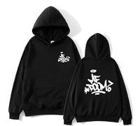 RQLNBOBZ New Rapper MF Doom Madvillain The Masked Man Hoodie Fashion Funny Printing Hoodie Sweatshirts Men Sleeve Clothes White