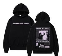 RQLNBOBZ Tour Album Chase Atlantic Lost For Men Women Clothing Fall Winter Long Sleeves Fleece Sweatshirts Harajuku Fashion White