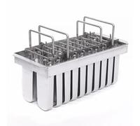 RQLSSSLMXJ Commercial Popsicle Molds, Heavy Duty Stainless Steel Maker Kit for DIY Yogurt Ice Cream - 20PCS Set for Home and Restaurant Use