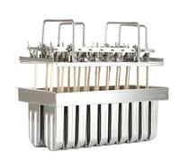 RQLSSSLMXJ Commercial Popsicle Molds, Heavy Duty Stainless Steel Maker Kit for DIY Yogurt Ice Cream - 20PCS Set for Home and Restaurant Use