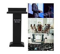 RQLSSSLMXJ Lecture Pulpit,Floor-Standing Podium Stand, Professional Lectern with Reading Countertop, Portable Church Classroom Stand Lectern, Office Conference Information Podium, C