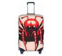 RQMPHUGNCF Cute Little Red Spider Suitcase Cover Luggage Protective Case High Elasticity Material For Travelers, White, XL