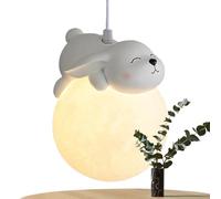 Rqrdww Chandelier Light, Bedroom Animal Pendant Lights, Modern Pendant Light, Round Pendant Lighting, Kids Room Chandelier, Whimsical Light Fixture, Playful Bedroom Decor, for Home