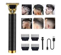 RQTYBUI Hair Clippers for Men - Cordless Electric Hair Trimmer Beard Trimmer Shaver, Zero Gapped Edgers with Guide Combs, Black