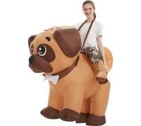 RQUXMT Blow Up Party Costumes,Inflatable Costume Adult,Dog Inflatable Costume,Halloween Costumes for Men Women (63INCH)