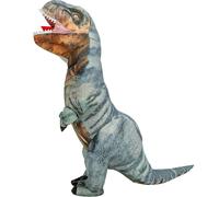 RQUXMT Inflatable T Rex Costume Adult,Blow Up Full Body Dinosaur Suit,Halloween Costumes for Men Women