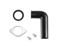 RQYEKDO 1-1/2in Garbage Disposal Drain Elbow Kit ABS Flange Gasket Screws | Universal fit for Moen, Waste King, Whirl Away, leak-proof, easy DIY installation