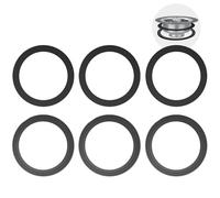 RQYEKDO 2PC Kitchen Sink Strainer Gasket Seal Rings,Fits Standard 3-1/2 inch Sink Drains,Garbage Disposal Rubber Seal Kit for InSinkErator 80032 Compatible Models, No Plumber's Putty Required (3Pack)