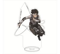 RQYJY Acrylic Stand Figure for Mikasa Ackerman, 16cm Double sided Anime Figure Collectible Anime game Game Player or Fans Table Gift Accessories,37