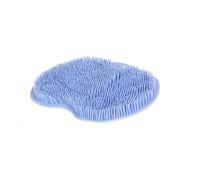RQzaufania Foot Scrubber for Shower, Foot Cleaner Massager Mat with Non Slip Suction, Cleans, Exfoliation, Massages Your Feet Without Bending (Blue, Small)