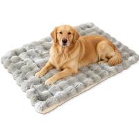 Rr tianshi Self Heating Cat Bed Mat,Extra Large Dog Bed for Indoor Self Warming Fluffy Pet Blanket without Electricity,Soft Fleece Warm Pet Cushion Calming Cat Mat Washable (45 * 75cm,Grey)