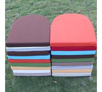 Rr tianshi Waterproof Chair Seat Pads Cushion,U-Shaped 40/45/48cm Chair Pad Seat Cushions,Thick 5/8cm Chair Cushions Mat for Home Office Outdoor (30X30X8CM,Red)