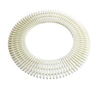 RR-YRN Drainage Overflow Grating, PP Plastic Three Hole Plug-in Connection Splicing Water Grate with Anti-Slip Rhombus Texture for Swimming Pool,30cm