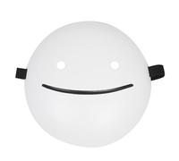 RRANYF Dream Mask, Halloween White Smile Mask, The Dream - Mask Music Song Video same,Singers Mask, Party, Dance, Cosplay Props
