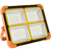 Rravdst LED Rechargeable Work Light 100W, Work Lights Portable 10000LM 12000mAh Battery Outdoor Portable Light Magnetic Worklight for Emergency USB & Solar Powered for Car Repairing Garage Workshop