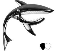 Rrayia Guitar Capo Shark Capo for Acoustic and Electric Guitar,Ukulele with Good Hand Feeling, No Buzzing and Durable,Gift for Musicians