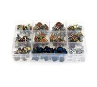 RRBXXUYN 45pcs WH148 Potentiometer Kit B1K B5K B10K 20K 50K 100K 250K 500K 1M 15mm Shaft Amplifier Dual Stereo Set 6pin With Cap switch